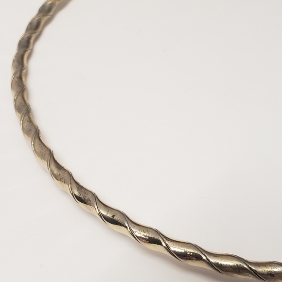Vintage Spiral Choker Necklace - Picture 2 of 2
